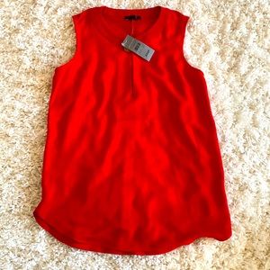 Ann Taylor Red Blouse XXSP